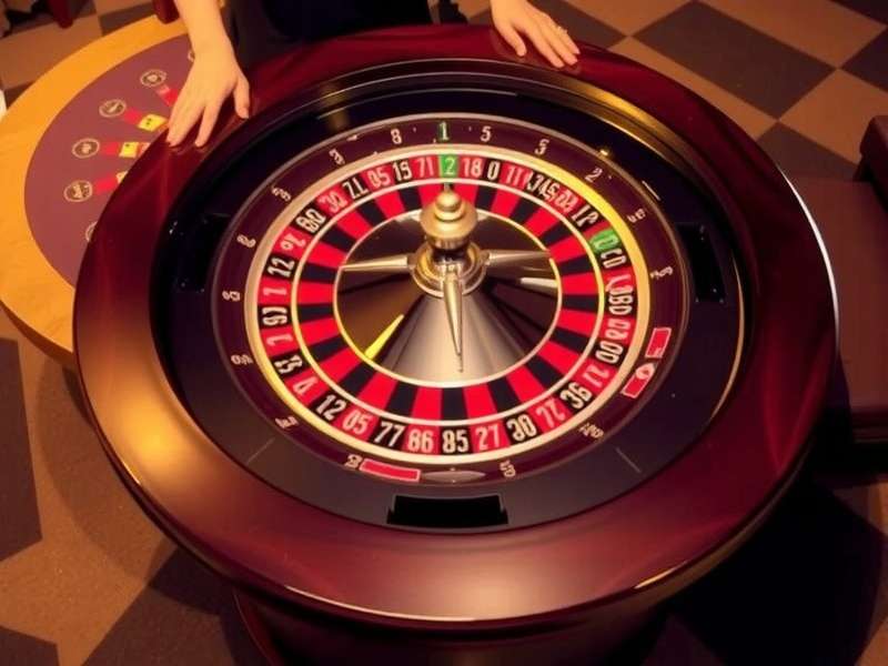 A traditional Roulette table with all betting options Roulette Table